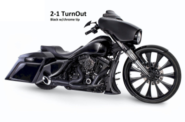 Preview: ABGASANLAGE  "THE MONSTER" TURNOUT AUSPUFFANLAGE FÜR TOURING 95-06 MIT EG ABE